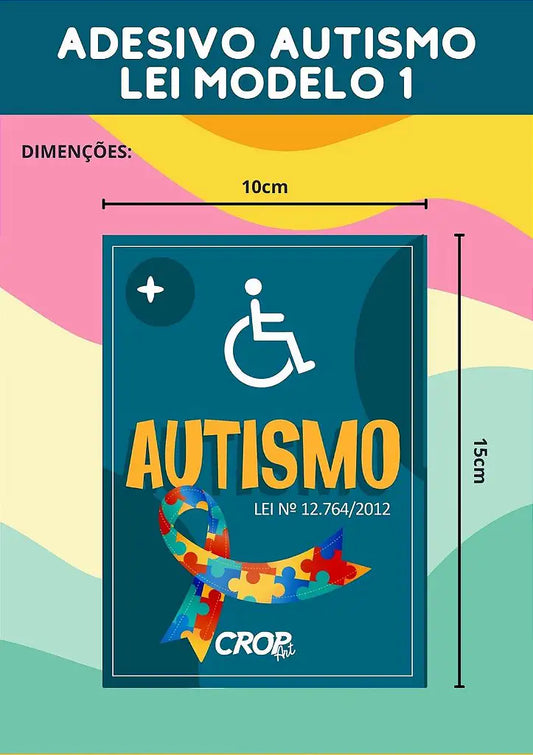 Adesivos de Autismo para Carro: identificação para Estacionamento I