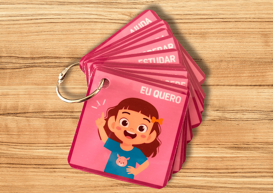 Chaveiro de Suporte Visual - Menina