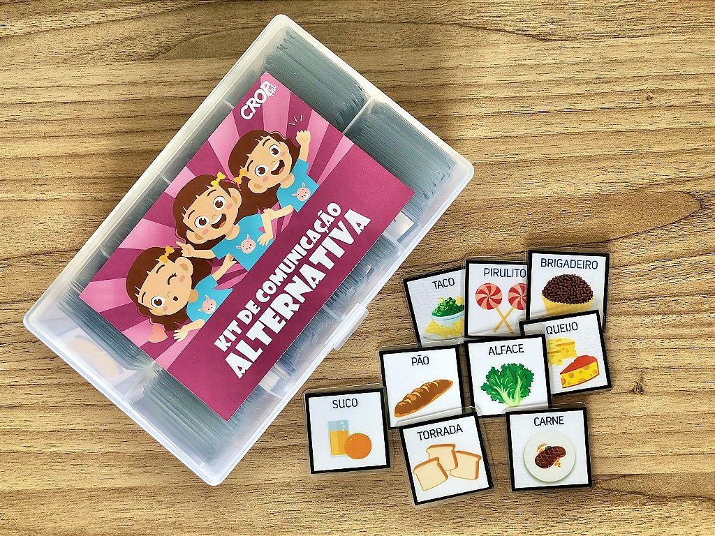 Kit PECs - Menina com 500 peças!