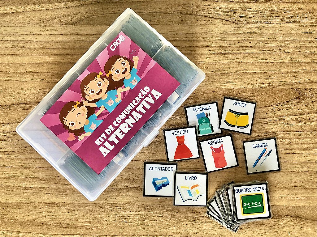 Kit PECs - Menina com 500 peças!