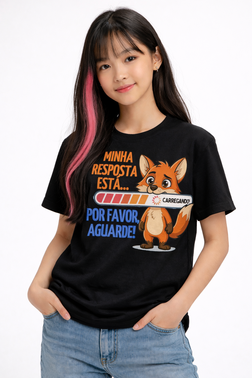 Camiseta Carregando