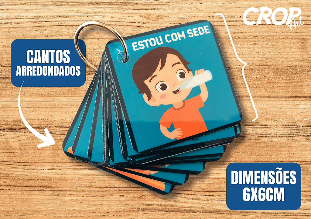 Chaveiro de Suporte Visual - Menino