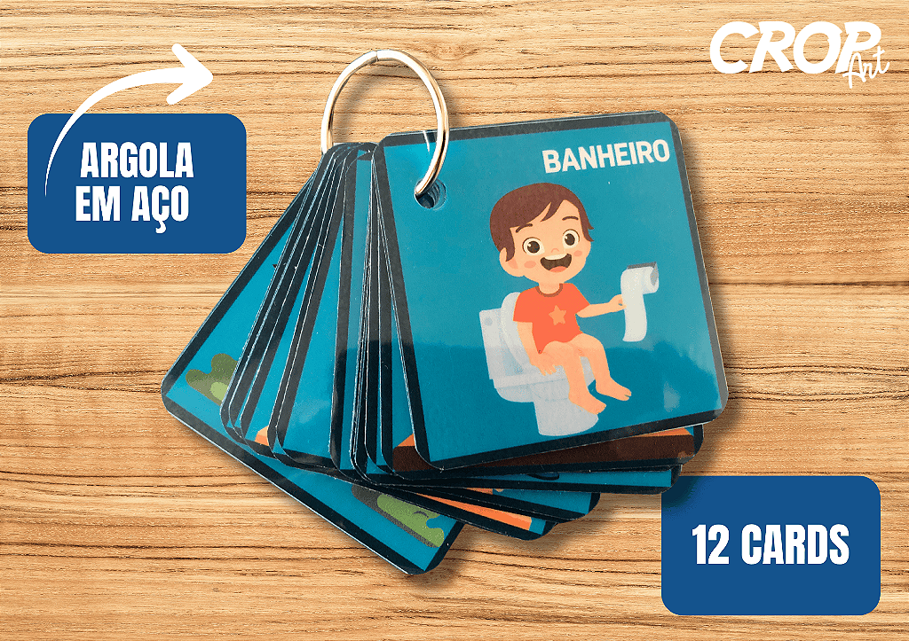 Chaveiro de Suporte Visual - Menino