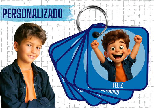 Chaveiro 21 Emoções Personalizadas PIXAR