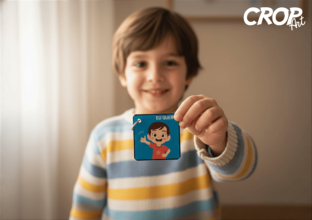 Chaveiro de Suporte Visual - Menino