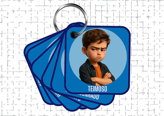 Chaveiro 21 Emoções Personalizadas PIXAR
