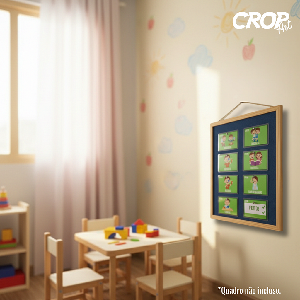 Rotina Diária Escolar - Menino