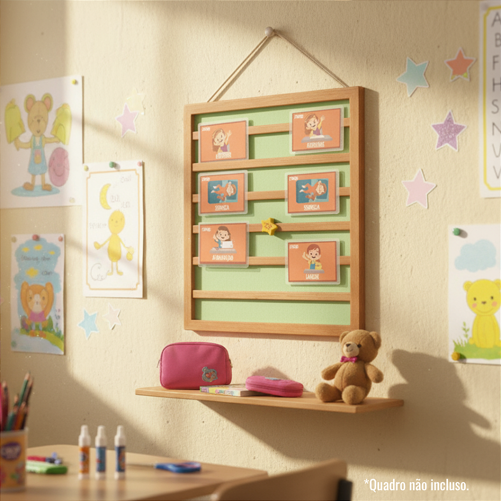 Rotina Diária Escolar Menina