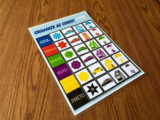 Placa Organize as Cores