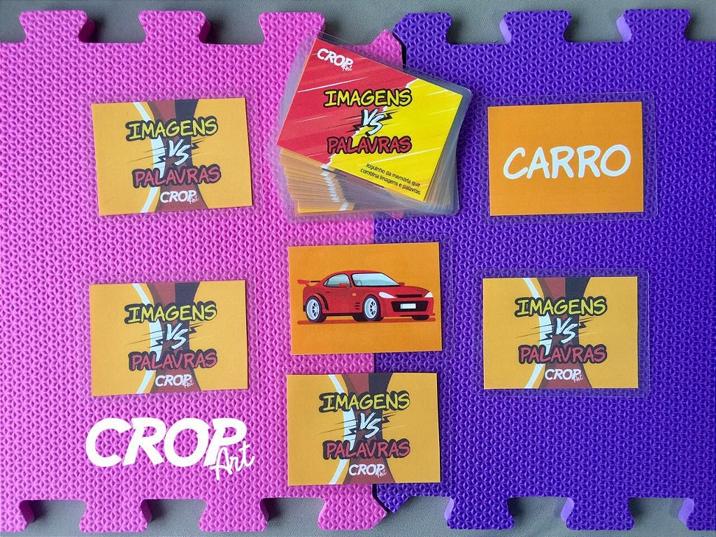 Imagens vs Palavras - Jogo da Memória