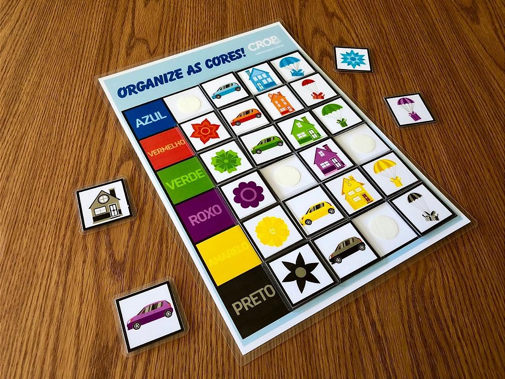 Placa Organize as Cores