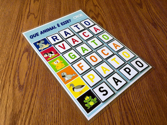 Placa Que animal é esse?