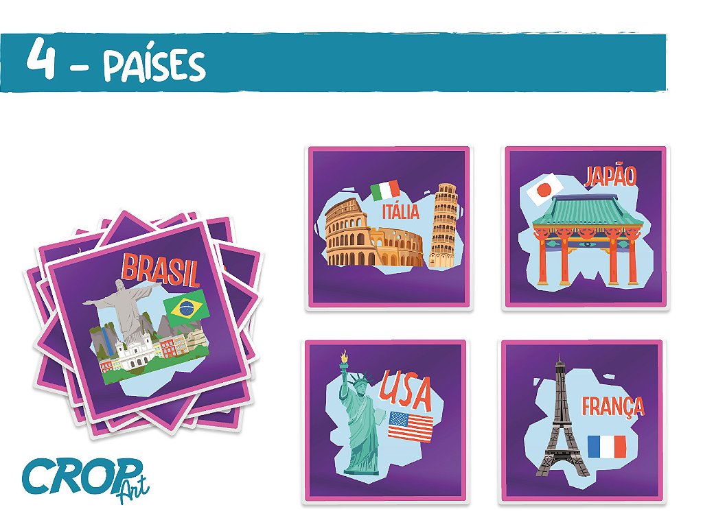 Jogo da Memória Gigante 100 peças