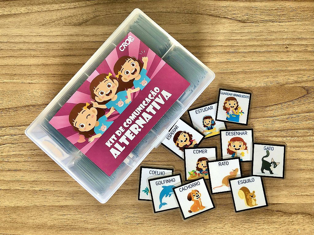 Kit PECs - Menina com 500 peças!