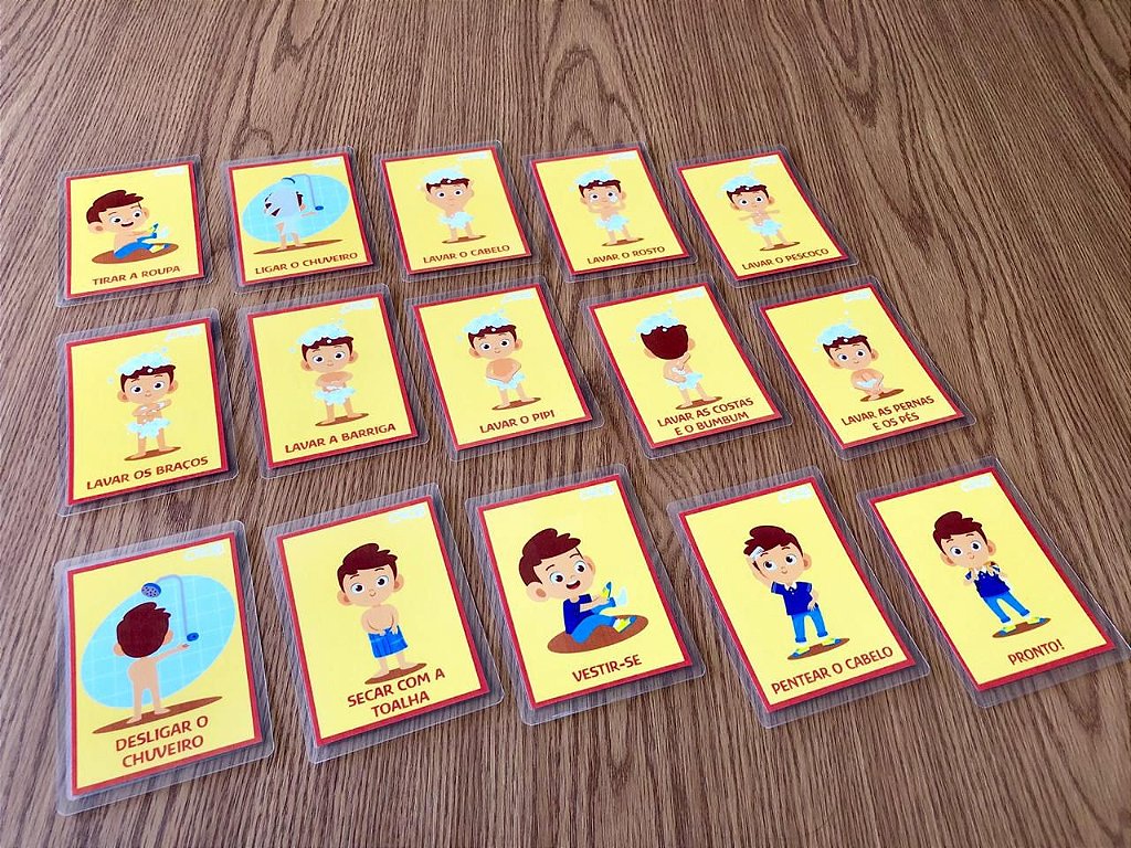 Rotina Banheiro - Menino